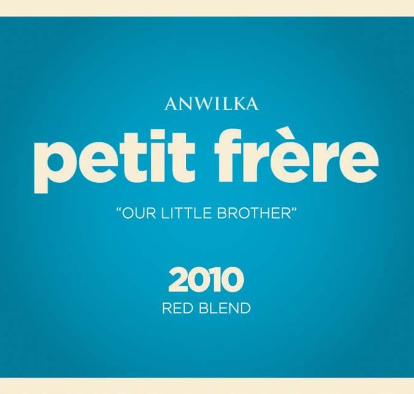 Klein Constantia Anwilka Petit Frere Our Little Brother Red Blend 2010 Front Label