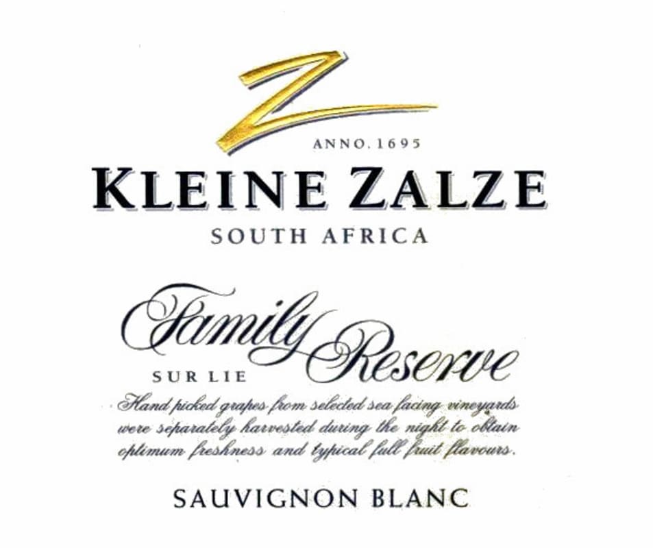 Kleine Zalze Family Reserve Sauvignon Blanc 2013 Front Label