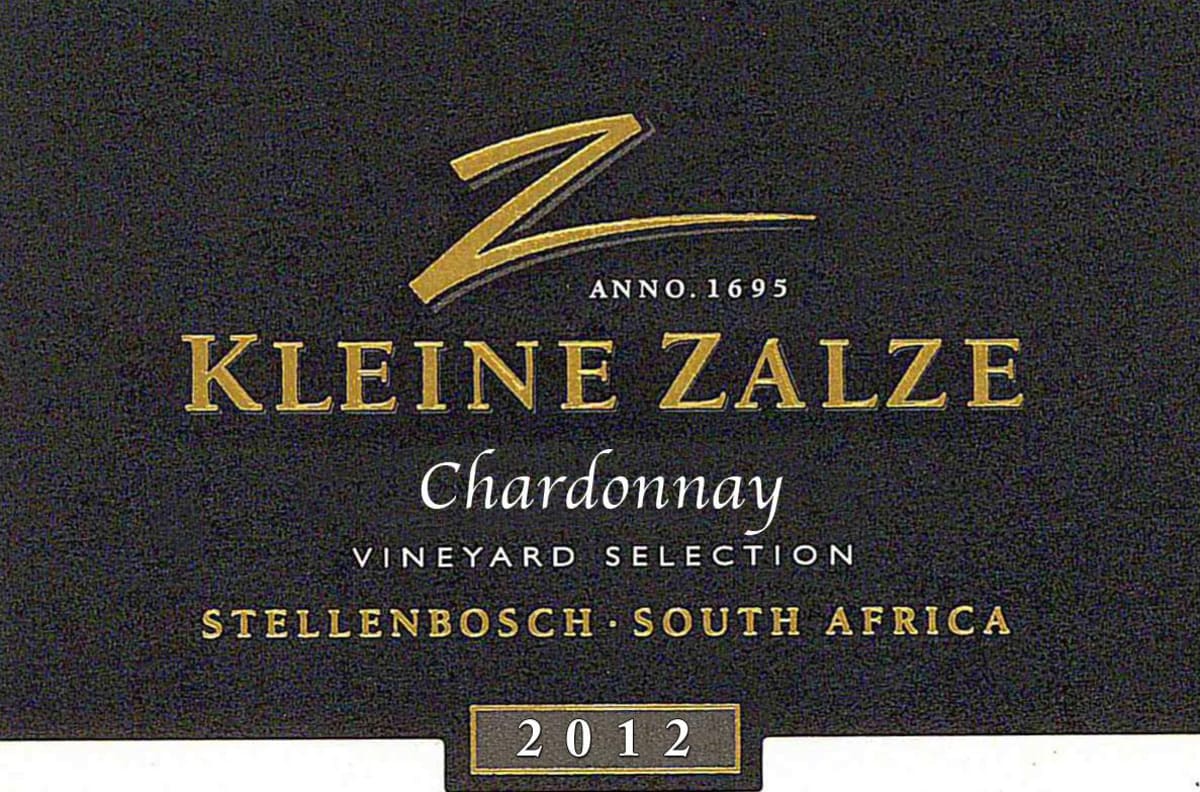 Kleine Zalze Chardonnay 2012 Front Label