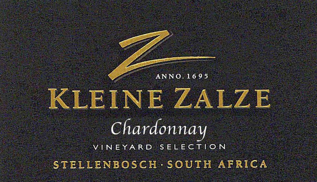Kleine Zalze Chardonnay 2015 Front Label
