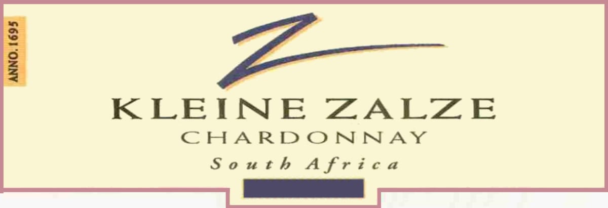 Kleine Zalze Cellar Selection Chardonnay 2015 Front Label