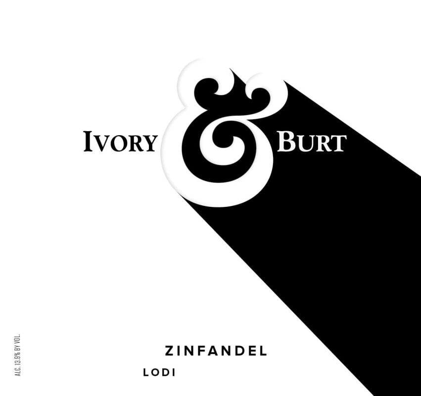 Ivory & Burt Zinfandel 2013 Front Label