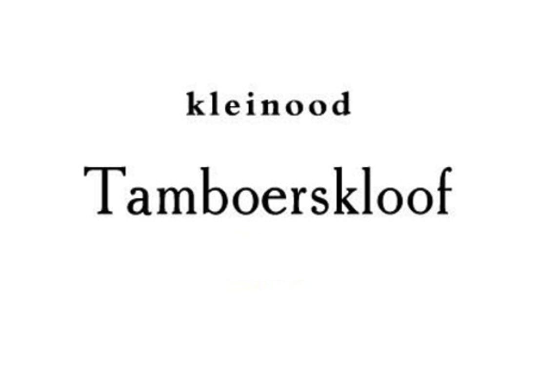 Kleinood Tamboerskloof Viognier 2016 Front Label