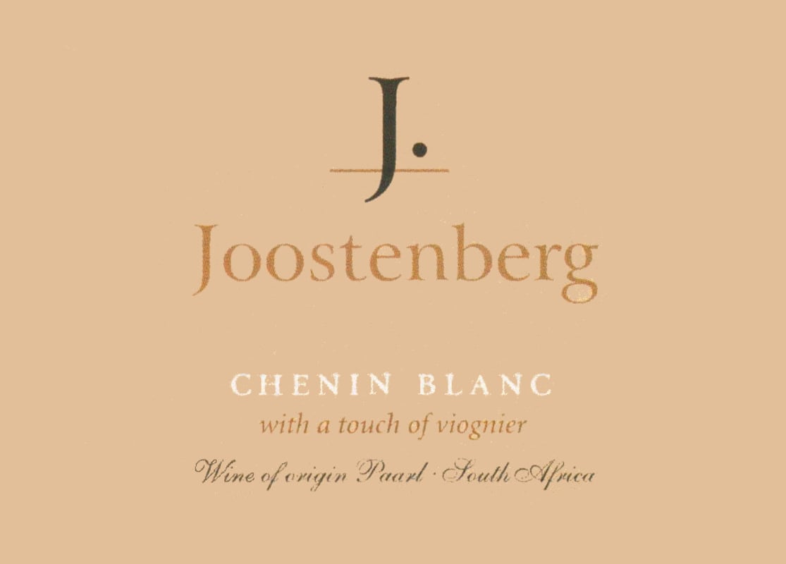 Joostenberg Chenin Blanc with a touch of Viognier 2015 Front Label