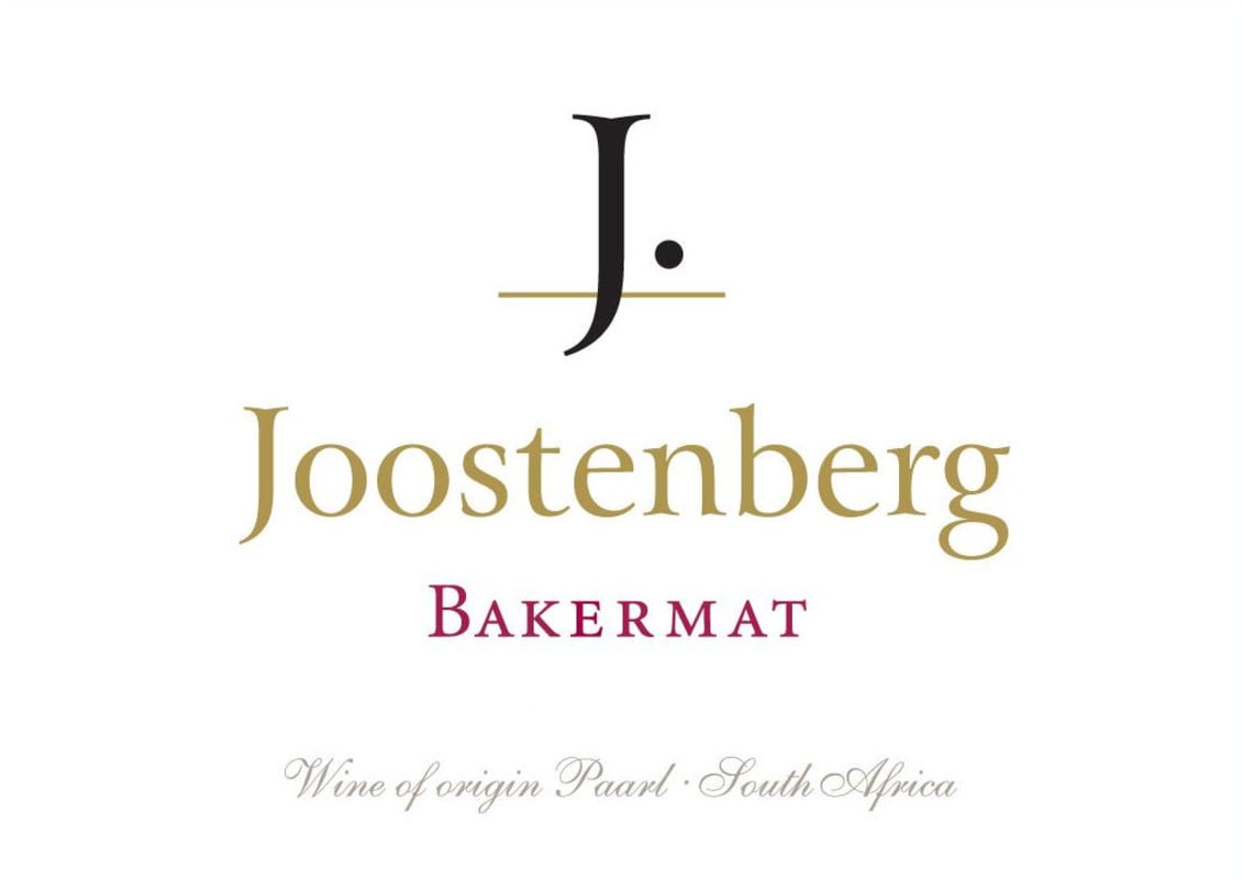 Joostenberg Bakermat 2012 Front Label