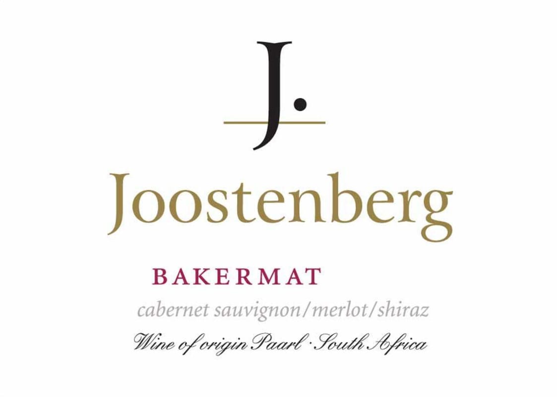 Joostenberg Bakermat 2007 Front Label