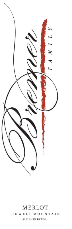 Bremer Family Winery Merlot 2007 Front Label