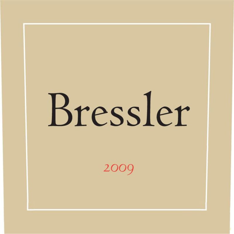 Bressler Vineyards Cabernet Sauvignon 2009 Front Label