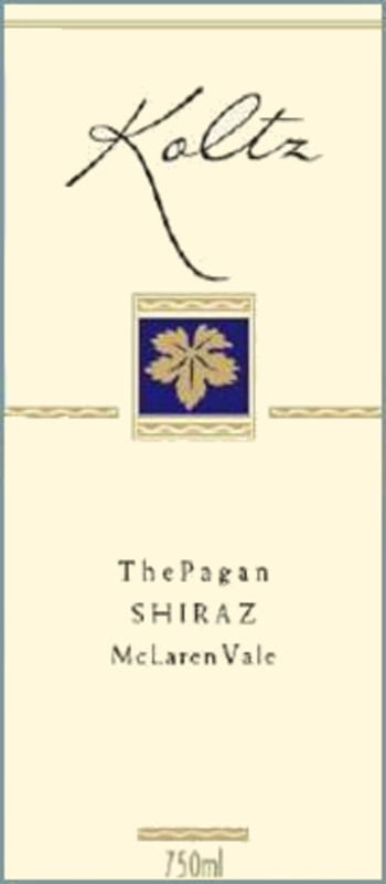 Koltz Wines The Pagan Shiraz 2006 Front Label