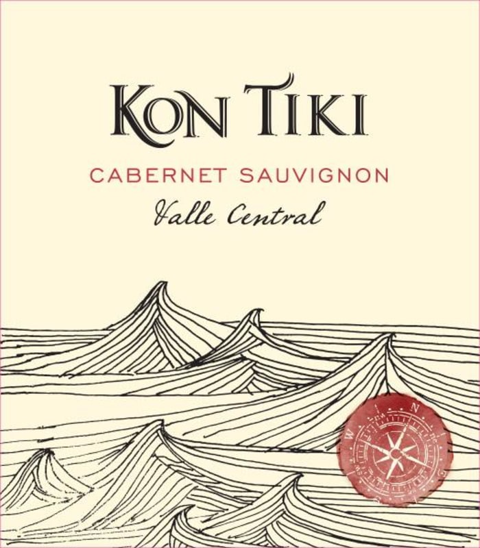 Kon Tiki Cabernet Sauvignon 2014 Front Label