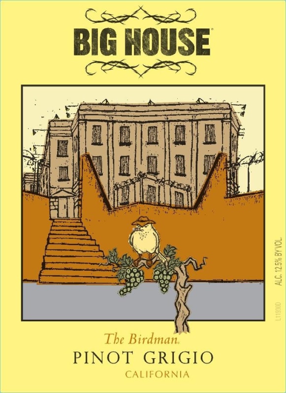 Big House The Birdman Pinot Grigio 2014 Front Label