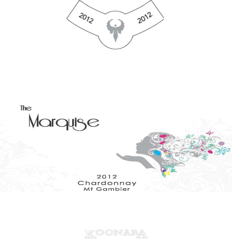 Koonara Wines The Marquise Chardonnay 2012 Front Label