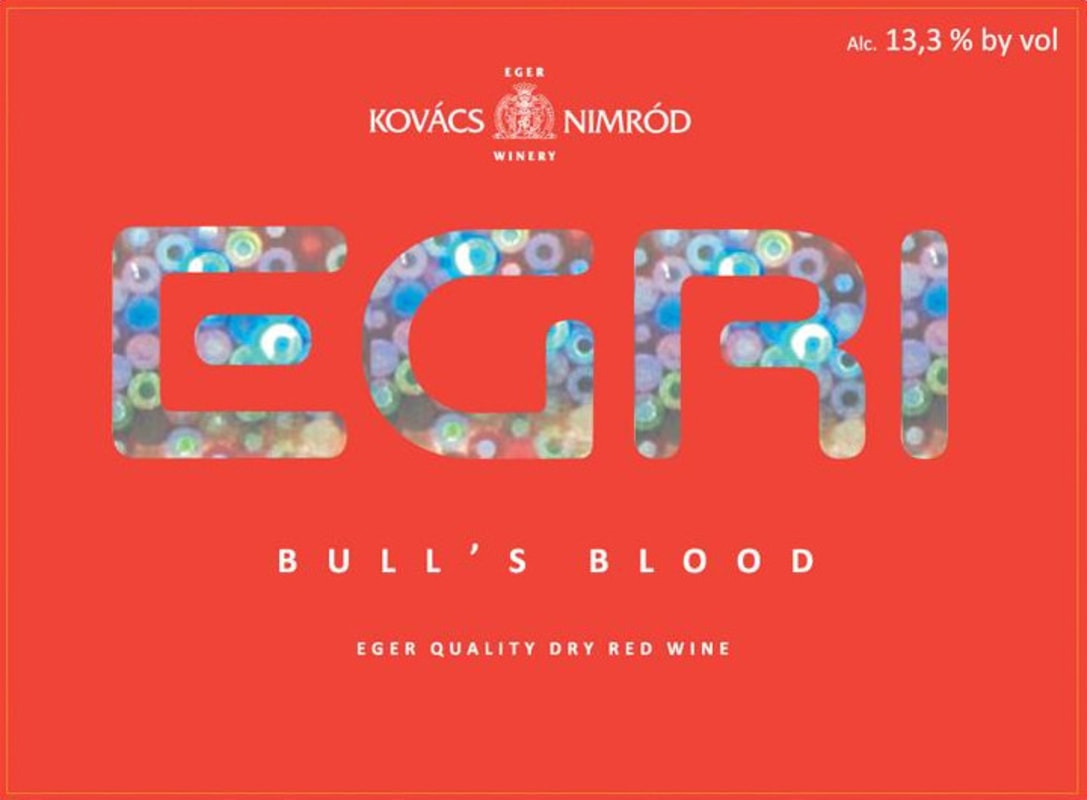 Kovacs Nimrod Egri Bull's Blood Bikaver 2008 Front Label