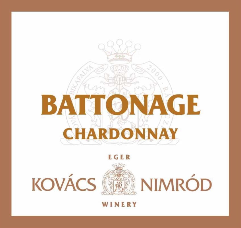 Kovacs Nimrod Battonage Monopole Chardonnay 2008 Front Label
