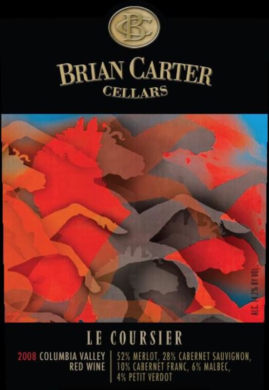 Brian Carter Cellars Le Coursier 2008 Front Label