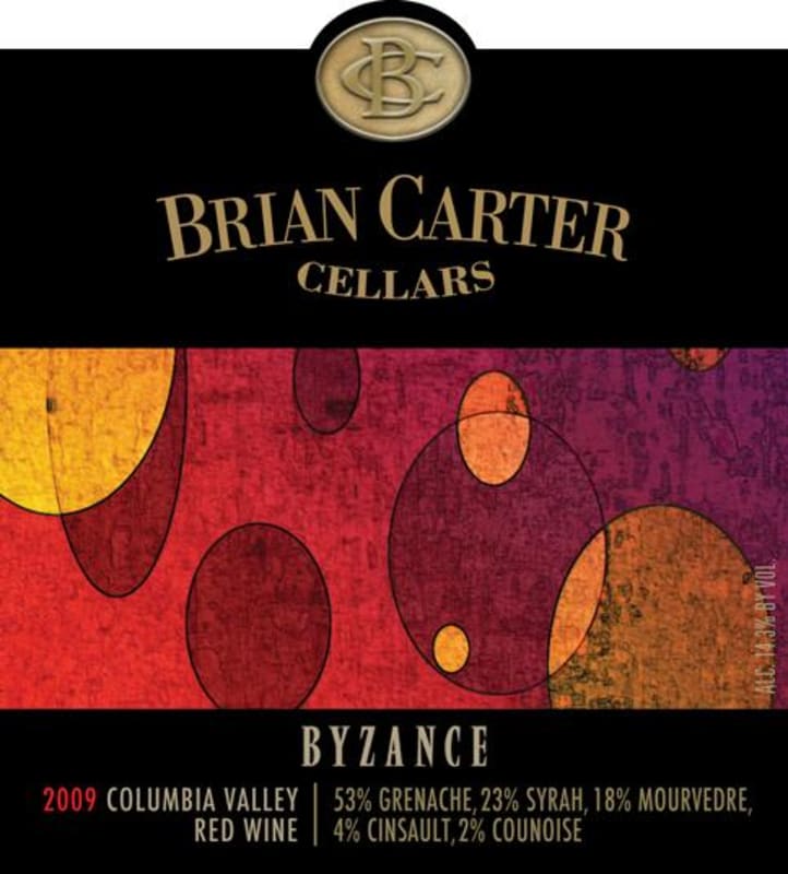 Brian Carter Cellars Byzance 2009 Front Label