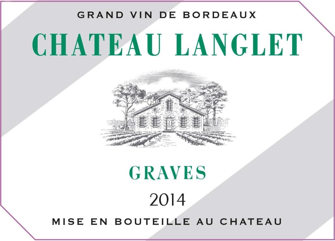 Kressmann Chateau Langlet Blanc 2014 Front Label