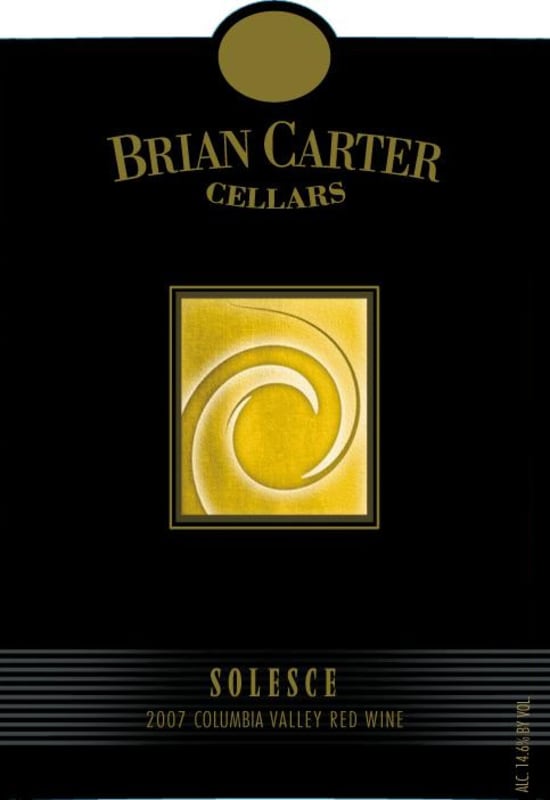 Brian Carter Cellars Solesce 2007 Front Label