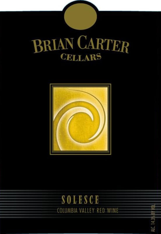 Brian Carter Cellars Solesce 2010 Front Label