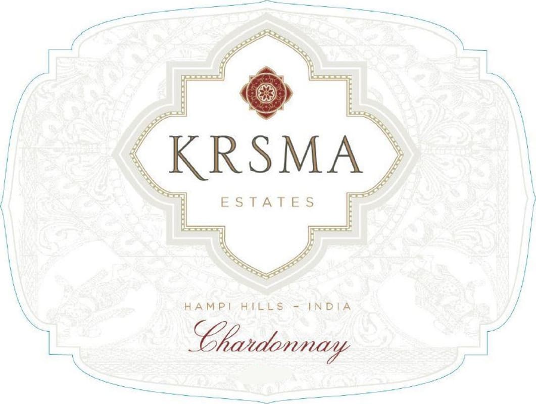 Krsma Estates Chardonnay 2015 Front Label