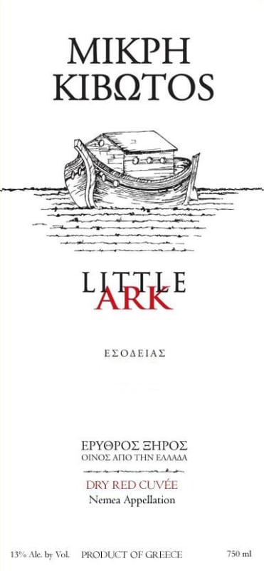 Ktima Lantides Peloponnese Little Ark Dry Red 2011 Front Label