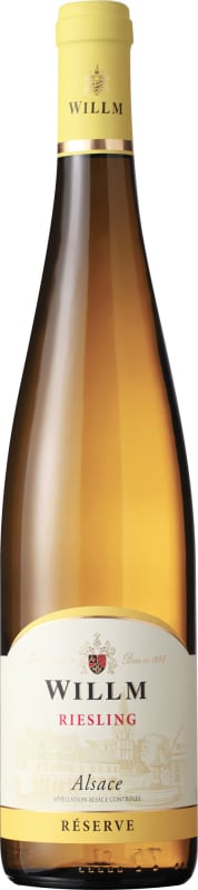 Willm Reserve Riesling 2016 Front Bottle Shot