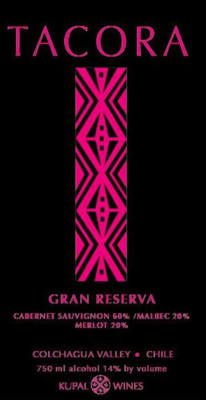 Kupal Wines & Spirits Gran Reserva 2010 Front Label