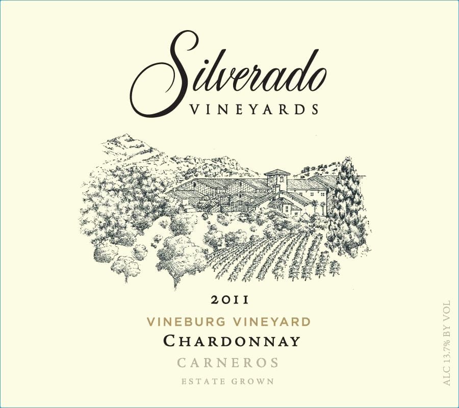 Silverado Vineburg Vineyard Chardonnay 2011 Front Label