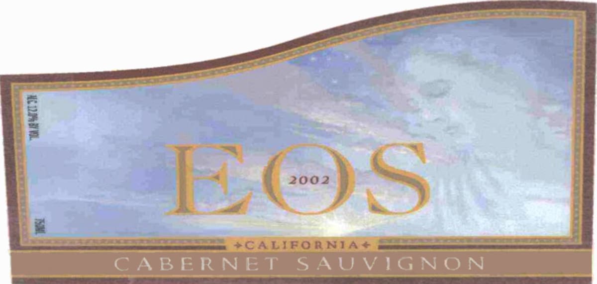 EOS Cabernet Sauvignon 2002 Front Label