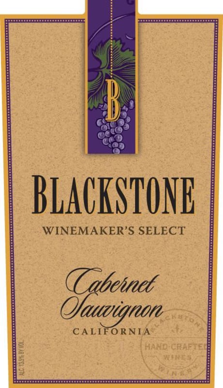 Blackstone Winemaker's Select Cabernet Sauvignon 2008 Front Label
