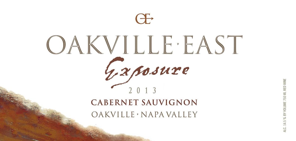 Oakville East Exposure Cabernet Sauvignon 2013 Front Label