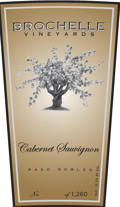 Brochelle Vineyards Cabernet Sauvignon 2013 Front Label