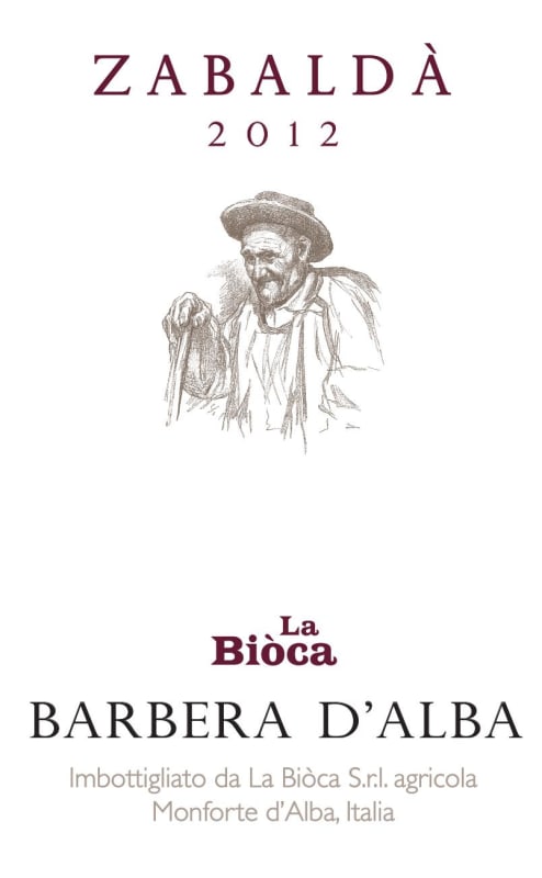 Weingut Landgraf Barbera d'Alba Zabalda 2012 Front Label