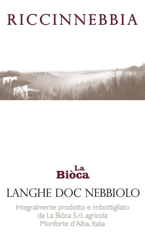 Weingut Landgraf Langhe Riccinnebbia Nebbiolo 2013 Front Label