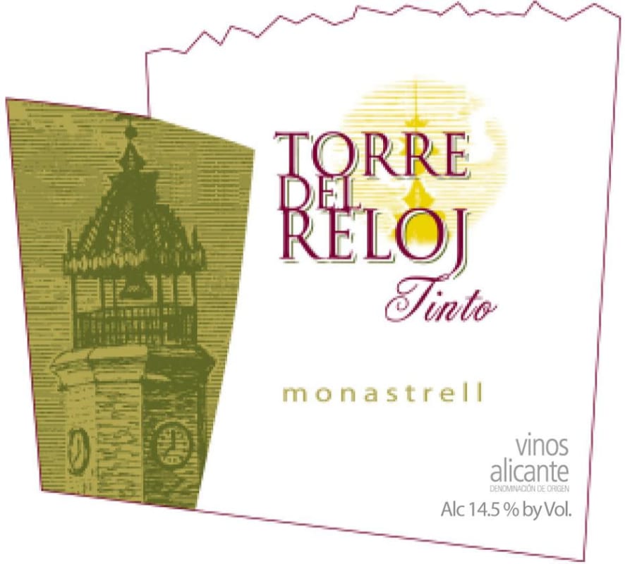 La Bodega de Pinoso Torre del Reloj Tinto 2014 Front Label