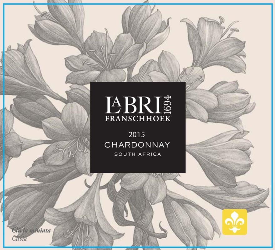 La Bri Chardonnay 2015 Front Label