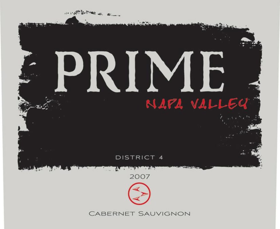 Prime Cellars District 4 Cabernet Sauvignon 2007 Front Label