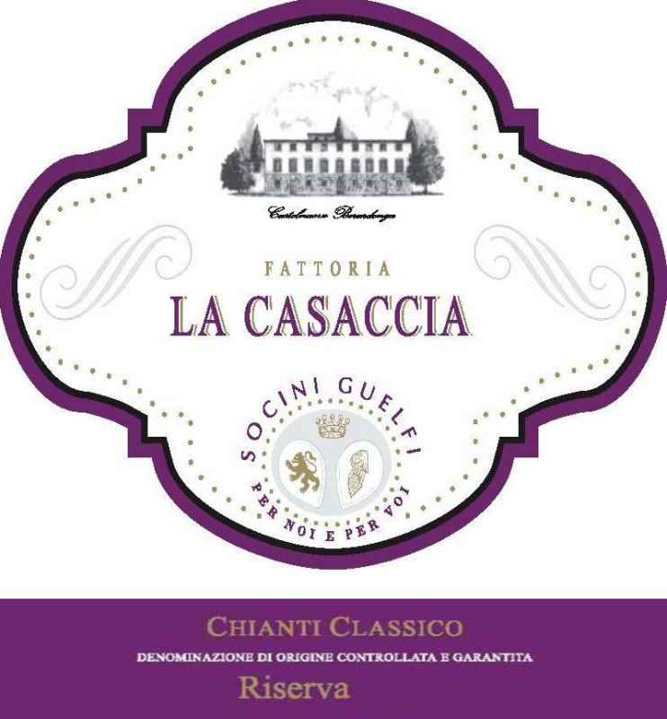 La Casaccia Guelfi Chianti Classico Riserva 2011 Front Label
