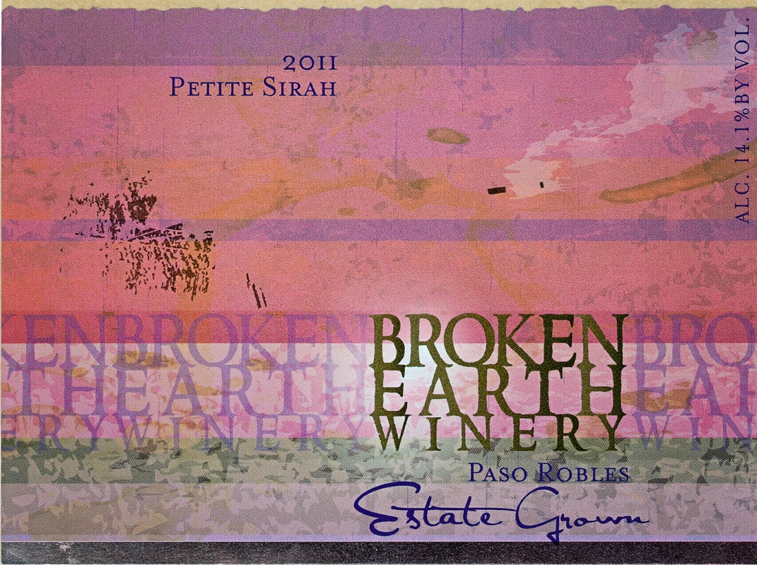 Broken Earth Winery Petite Sirah 2011 Front Label