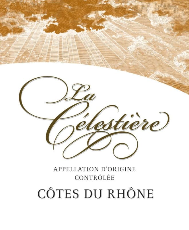 La Celestiere Cotes du Rhone 2011 Front Label
