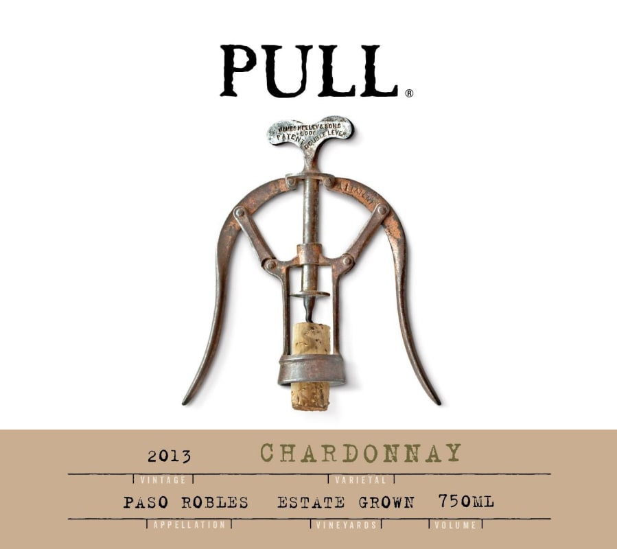 Broken Earth Winery Pull Chardonnay 2013 Front Label