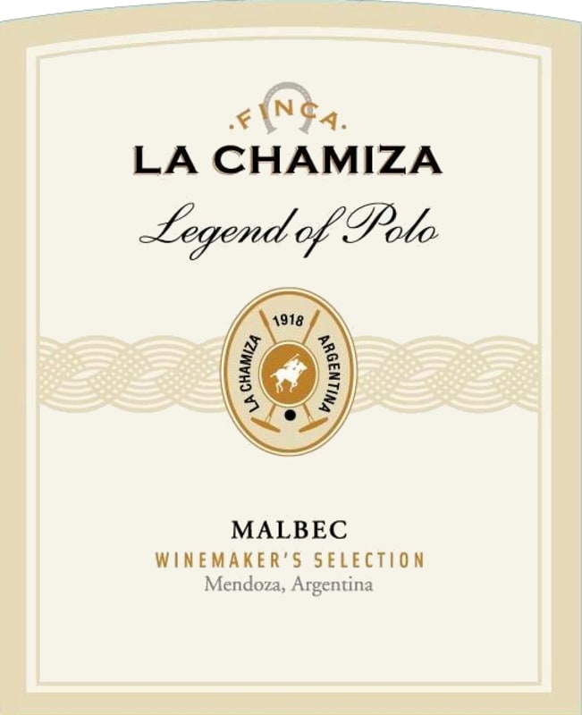 La Chamiza Legend of Polo Winemaker's Selection Malbec 2014 Front Label