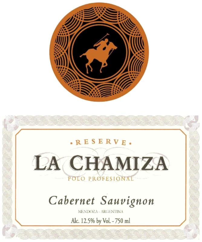 La Chamiza Polo Profesional Reserve Cabernet Sauvignon 2012 Front Label