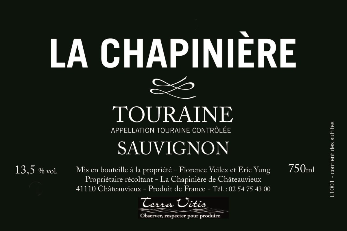 La Chapiniere Touraine Sauvignon Blanc 2014 Front Label