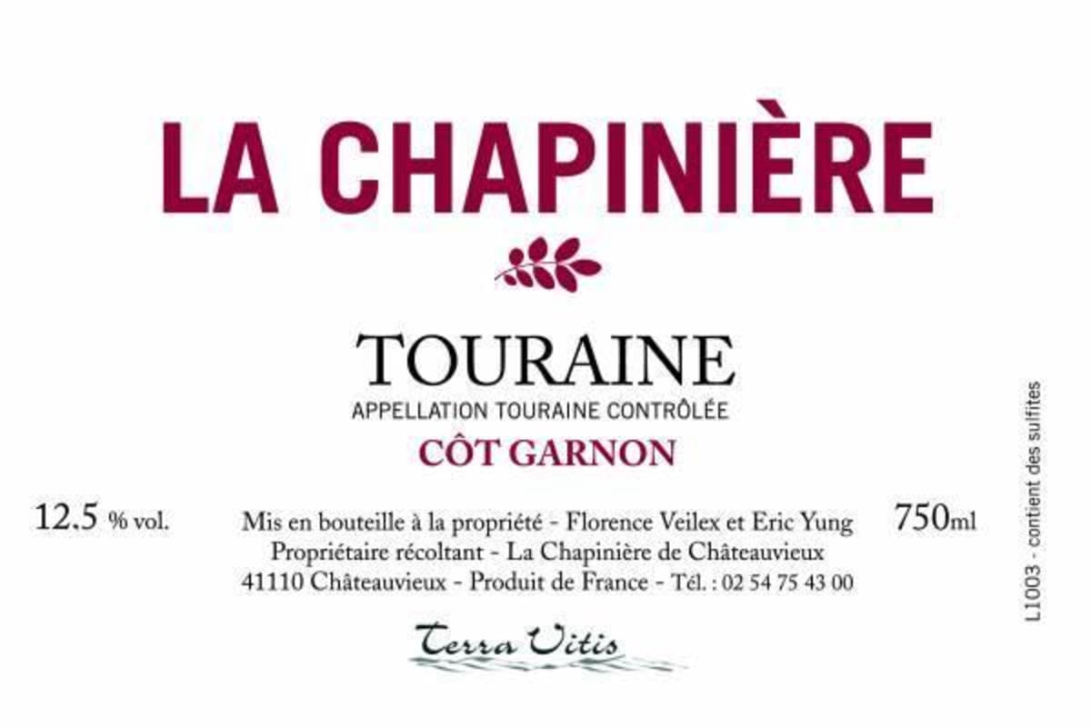 La Chapiniere Touraine Cot Garnon 2014 Front Label