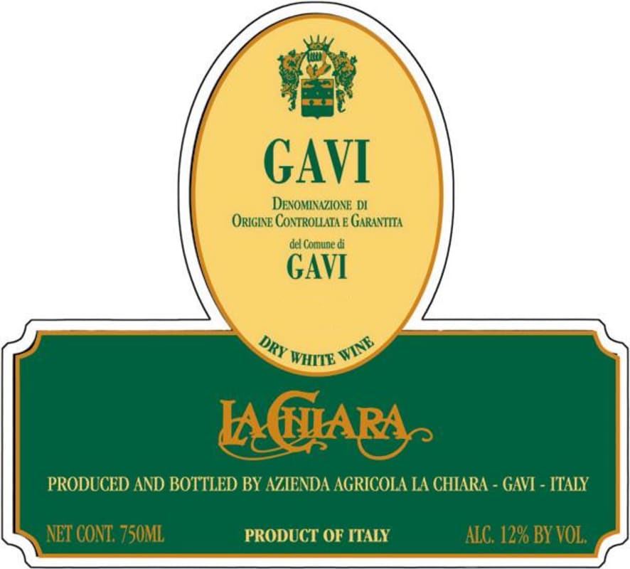 Senorio de Ondas Gavi di Gavi La Chiara 2011 Front Label