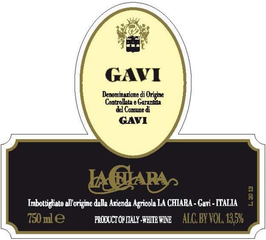 La Chiara Gavi di Gavi La Chiara Etichetta Nera 2014 Front Label