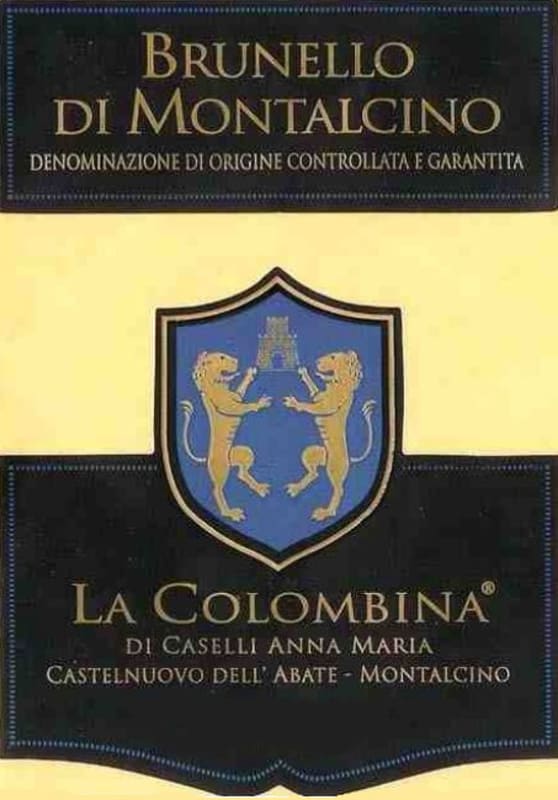 La Colombina Brunello di Montalcino 2007 Front Label