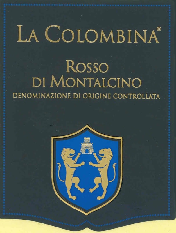 La Colombina Rosso di Montalcino 2012 Front Label