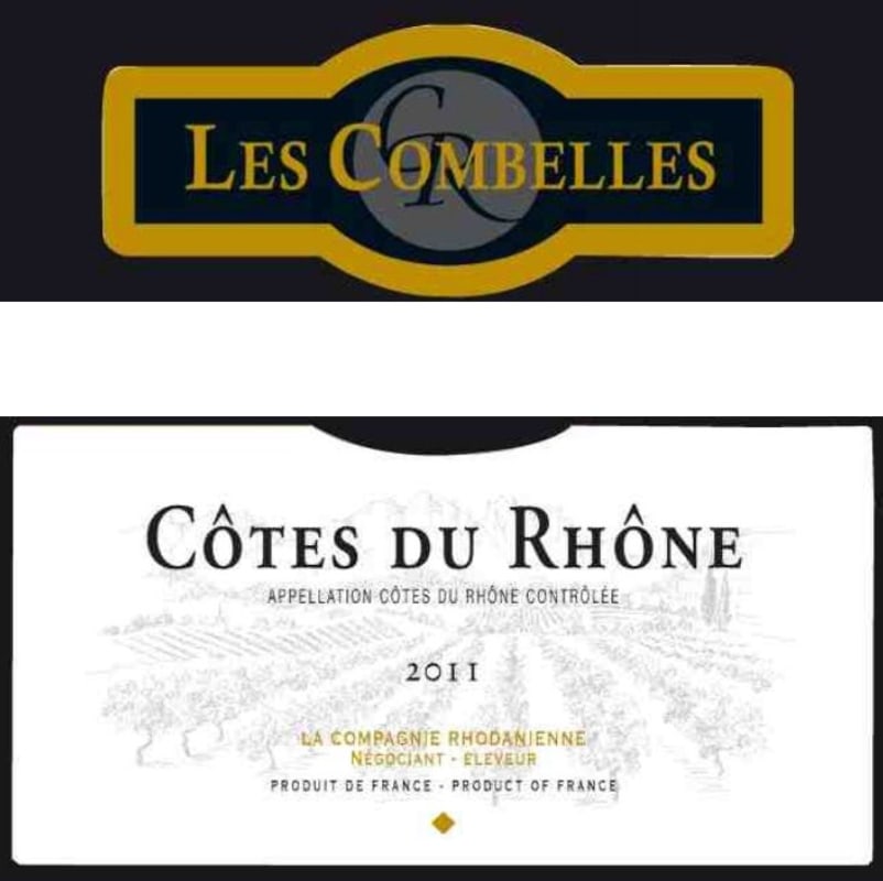 La Compagnie Rhodanienne Cotes du Rhone 2011 Front Label